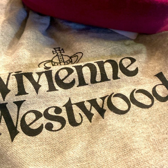 VIVIENNE WESTWOOD NWT 
Mini small Shoulder bag/clutch chain
COLOR: PLUM/purple - Picture 6 of 16